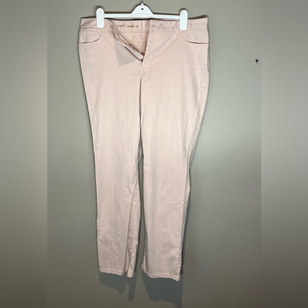 Talbots Blush Curvy Straight Pants